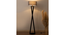 Hamptons Grey Metal Shade Club Floor Lamp with Metal Base (Black) by Urban Ladder - - 