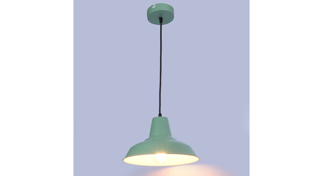 Opi Minimal Pastel Green Metal Single Hanging Light (Blue) by Urban Ladder - - 