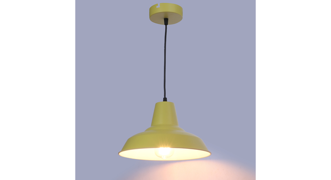 Opi Minimal Pastel Yellow Metal Single Hanging Light by SS Lightings (Yellow) by Urban Ladder - - 