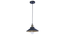 Nora Black Metal Single Hanging Light By Ss Lightings (Black) by Urban Ladder - - 