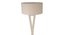 Hamptons White Metal Shade Club Floor Lamp with Metal Base (White) by Urban Ladder - - 