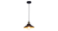 Nora Black Metal Single Hanging Light By Ss Lightings (Black) by Urban Ladder - - 