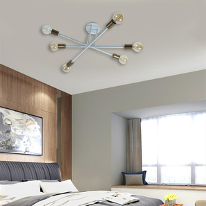 Chandeliers Design Six Head Sputnik White Mordern Chandelier (White)