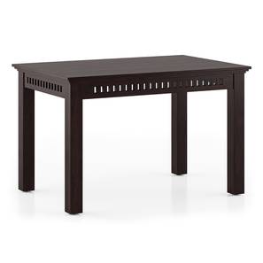 Oasis Dining Table Collections Design Fidora Solid Wood 4 Seater Dining Table in Mahogany Finish