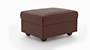 Apollo Sofa Set (Burgundy, Leatherette Sofa Material, Compact Sofa Size, Firm Cushion Type, Regular Sofa Type, Ottoman Sofa Component, Regular Back Type, Regular Back Height) by Urban Ladder - - 96609