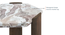 Kanso Coffee & Side Table With Marble Top (New Walnut Finish) by Urban Ladder - - 966177