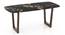 Adria Copa Cabana Black Stone 6 Seater Dining Table (Six Seater, Copa Cabana Finish) by Urban Ladder - - 