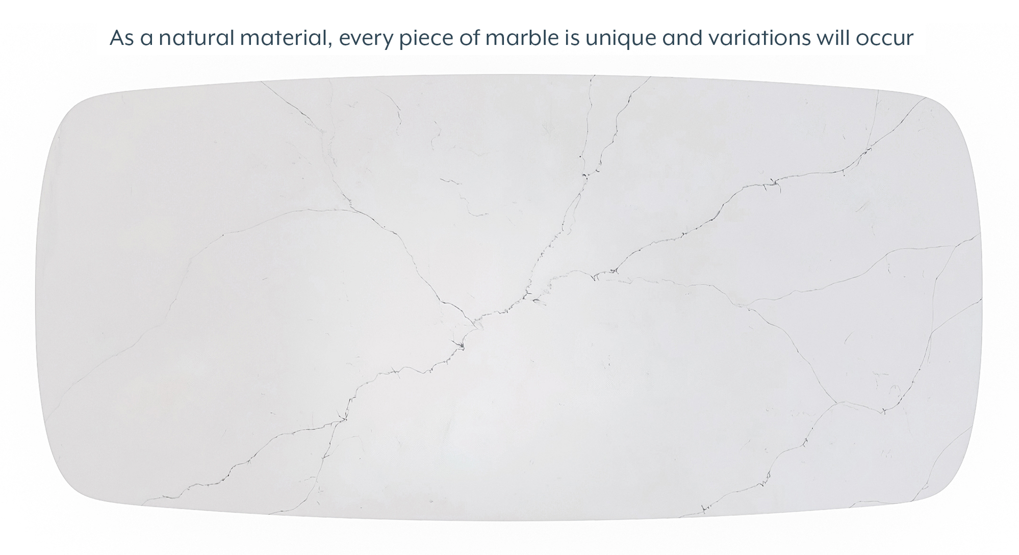 Adria Carrara White Quartz 6 Seater Dining Table in Dark Sheesham