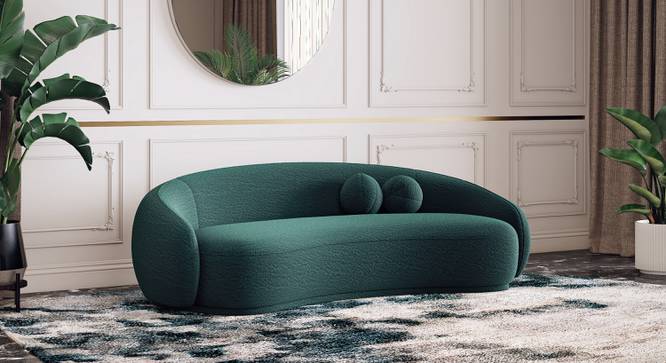 Mia Deep Forest Green Fabric Living Room Set (Deep Forest Green) by Urban Ladder - - 966676