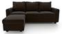 Apollo Sofa Set (Chocolate, Leatherette Sofa Material, Compact Sofa Size, Firm Cushion Type, Regular Sofa Type, Master Sofa Component, Regular Back Type, Regular Back Height) by Urban Ladder - - 96670
