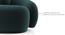 Mia Deep Forest Green Fabric Living Room Set (Deep Forest Green) by Urban Ladder - - 966706
