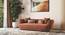 Brie Terracota Fabric Living Room Set (Terracotta) by Urban Ladder - - 966736