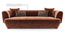 Brie Terracota Fabric Living Room Set (Terracotta) by Urban Ladder - - 966740