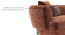Brie Terracota Fabric Living Room Set (Terracotta) by Urban Ladder - - 966743