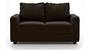 Apollo Sofa Set (Chocolate, Leatherette Sofa Material, Compact Sofa Size, Firm Cushion Type, Regular Sofa Type, Individual 2 Seater Sofa Component, Regular Back Type, Regular Back Height) by Urban Ladder - - 96677