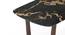 Adria Copa Cabana Black Stone Dining Table With Set of 6 Ludo Dining Chairs (Shitake Beige, Copa Cabana Finish) by Urban Ladder - - 966984