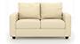 Apollo Sofa Set (Cream, Leatherette Sofa Material, Compact Sofa Size, Firm Cushion Type, Regular Sofa Type, Individual 2 Seater Sofa Component, Regular Back Type, Regular Back Height) by Urban Ladder - - 96714