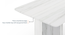 Nova Faux Marble 6 Seater Dining Table With Set Of 6 Seneca Dining Chairs (White, Faux White Marble Finish) by Urban Ladder - - 967897