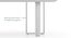 Nova Faux Marble 6 Seater Dining Table With Set Of 6 Seneca Dining Chairs (White, Faux White Marble Finish) by Urban Ladder - - 967898