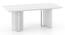 Nova Faux Marble 6 Seater Dining Table With Set Of 6 Ingrid White Leatherette Dining Chairs (White Leatherette, Faux White Marble Finish) by Urban Ladder - - 967907