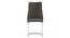 Nova Faux Marble 6 Seater Dining Table With Set Of 6 Ingrid Dining Chair In Drak Grey Fabric (Dark Grey, Faux White Marble Finish) by Urban Ladder - - 967924