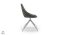 Nova Faux Marble 6 Seater Dining Table With Set Of 6 Doris Chairs (Dark Grey, Faux White Marble Finish) by Urban Ladder - - 967949
