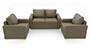 Apollo Sofa Set (Cappuccino, Leatherette Sofa Material, Regular Sofa Size, Firm Cushion Type, Regular Sofa Type, Master Sofa Component, Regular Back Type, Regular Back Height) by Urban Ladder - - 96810