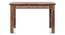 Fidora 4 Seater Dining Table With Set of 4 Martha Dining Chairs Colour : Wheat Brown (Teak Finish, Wheat Brown) by Urban Ladder - - 968100