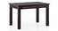 Fidora 4 Seater Dining Table With Set of 4 Martha Dining Chairs Colour : Wheat Brown (Mahogany Finish, Wheat Brown) by Urban Ladder - - 968109