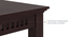 Fidora 4 Seater Dining Table With Set of 4 Martha Dining Chairs Colour : Wheat Brown (Mahogany Finish, Wheat Brown) by Urban Ladder - - 968111