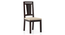 Fidora 4 Seater Dining Table With Set of 4 Martha Dining Chairs Colour : Wheat Brown (Mahogany Finish, Wheat Brown) by Urban Ladder - - 968113