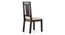 Fidora 4 Seater Dining Table With Set of 4 Martha Dining Chairs Colour : Wheat Brown (Mahogany Finish, Wheat Brown) by Urban Ladder - - 968114