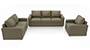 Apollo Sofa Set (Cappuccino, Leatherette Sofa Material, Regular Sofa Size, Firm Cushion Type, Regular Sofa Type, Master Sofa Component, Regular Back Type, Regular Back Height) by Urban Ladder - - 96816