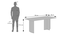 Rosen 6 Seater Chinese White Ceramic Dining Table With Set Of 6 Tulip Dining Chair In Biege (Beige, White & Cream Finish) by Urban Ladder - - 968262