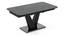 Caribu 6 To 8 Extendable Black High Gloss Dining Table With Set Of 8 Megan Dining Chair (Beige, Black High Gloss Finish) by Urban Ladder - - 968286