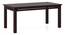 Fidora 6 Seater Dining Table With Set Of 6 Capra Dining Chairs (Mahogany Finish, White) by Urban Ladder - - 968635