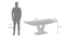 Caribu 4 To 6 Extendable Dining Table, Finish - White Marble Color High Gloss With Set Of 6 Ingrid White Leatherette Dining Chairs (White High Gloss Finish, White Leatherette) by Urban Ladder - - 968856