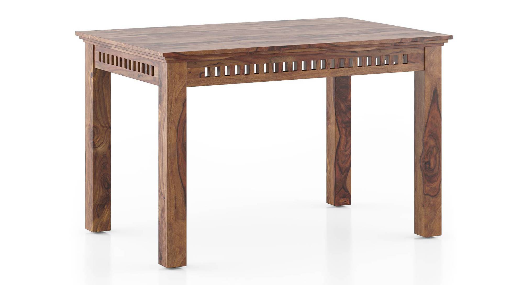 Fidora 4 Seater Dining Table With Set of 4 Alaine Dining Chairs in