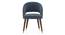 Adria Carrara White Top Dining Table With set of 6 Celia Accent Dining Chair in Davos Plus Velvet Fabric (Davos Plus, Carrara White Finish) by Urban Ladder - - 