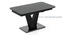 Caribu 4 to 6 extendable dining table, Finish - Black marble color High Gloss With set of 4 Tulip Chairs (Black Finish, DUAL TONE) by Urban Ladder - - 969964