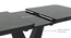 Caribu 4 to 6 extendable dining table, Finish - Black marble color High Gloss With set of 4 Tulip Chairs (Black Finish, DUAL TONE) by Urban Ladder - - 969968