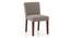 Gabriele Onyx 6 Seater Pedestal Dining Table With Set of 6 Ludo Dining Chairs (Teak Finish, Shitake Beige) by Urban Ladder - - 970111