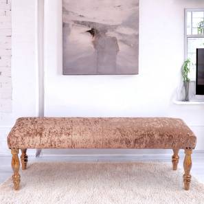 ikiriya Cairo Solid Wood Bench in Teak Velvet Brown Finish-picture-18