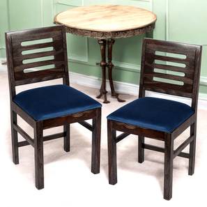ikiriya Rosslyn Solid Wood Dining Chair set of 2 in Mahogany Finish-picture-24