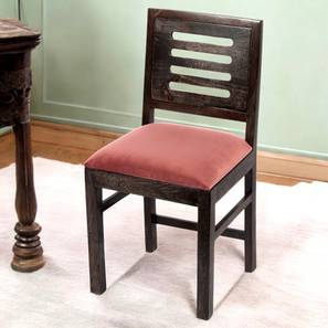 Dining Set In Kolkata Design Rosslyn Solid Wood Dining Chair set of 1 in Mahogany Finish