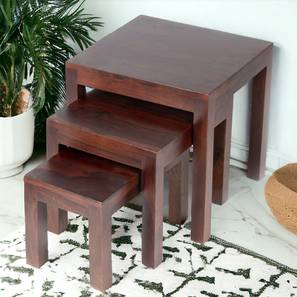 ikiriya Oakland Solid Wood Side Table in Walnut Brown Finish-picture-20