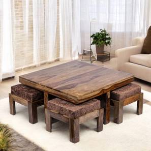 Tables In Chandigarh Design Blane Square Solid Wood Coffee Table in Teak
