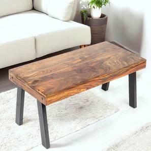 ikiriya Mayfield Rectangular Solid Wood Coffee Table in Teak Finish-picture-10