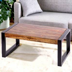 ikiriya Hamstreet Rectangular Solid Wood Coffee Table in Teak Finish-picture-11