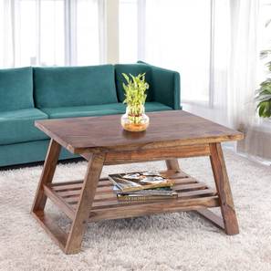 ikiriya Alison Rectangular Solid Wood Coffee Table in Teak Finish-picture-13